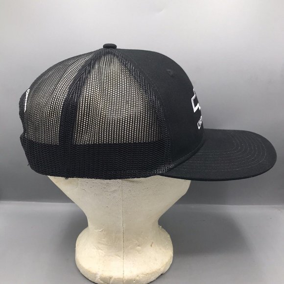 Chevrolet Bowtie Logo Hat Black & White Adjustable Ball Cap Dale Earnhardt Jr. - Picture 2 of 6